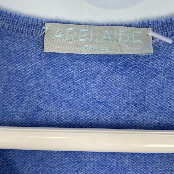 Adelaide Cashmere Sweater Vest Lightweight Small S Layering Quality Basic Staple - Picture 2 of 7